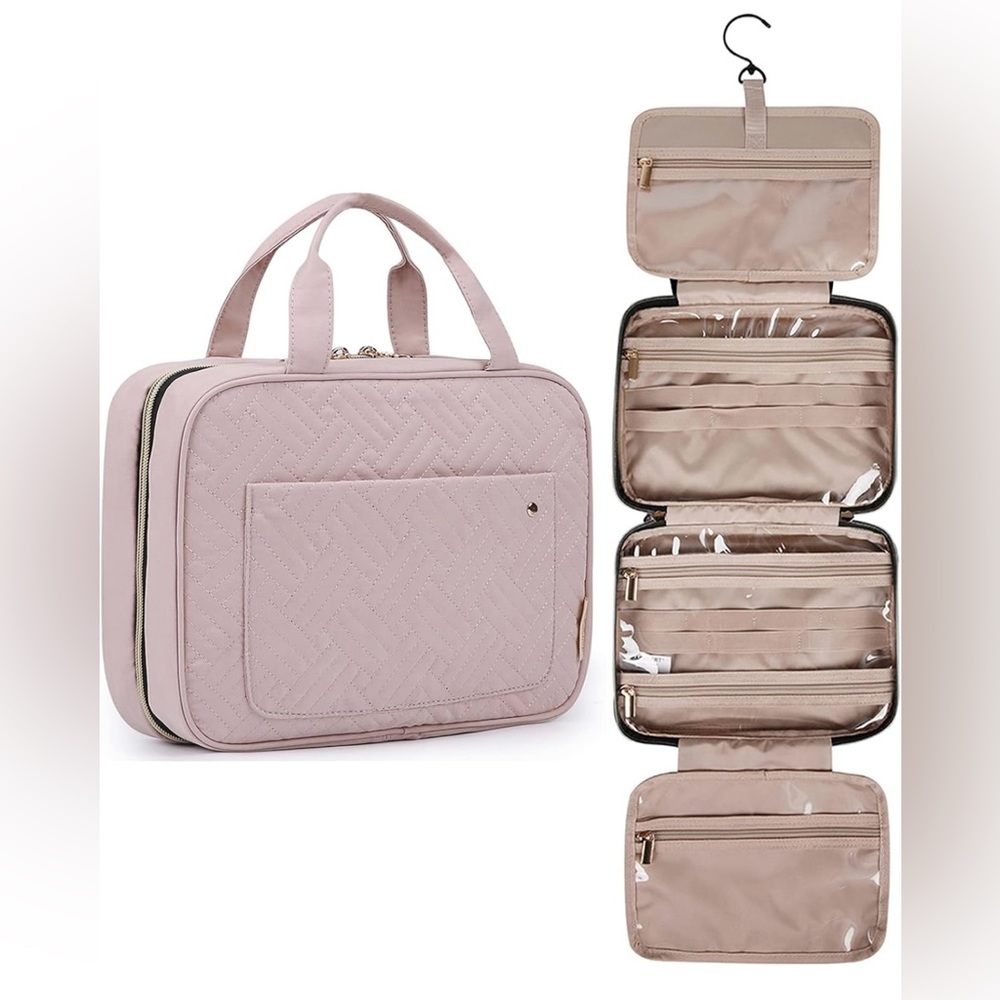 BAGSMART Toiletry Bag Travel Bag with Hanging Hook